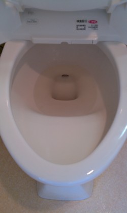 トイレクリーニング後の写真